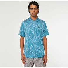 Oakley Herre Polotrøjer Oakley Men's Marble Jaquard Blue