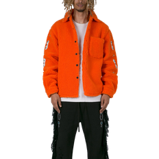 mnml Jewel Sherpa Jacket - Orange