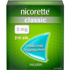 Receptfria läkemedel Nicorette 2mg 210 st Tuggummi