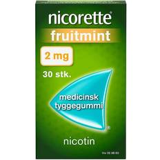 Nicorette fruktmint Nicorette Fruitmint 2mg 30 st Tuggummi