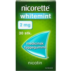 Nicorette tyggegummi Nicorette Whitemint 2 Medicinsk tyggegummi