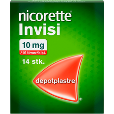 Nikotinlægemidler - Nikotinplaster Håndkøbsmedicin Invisi Depotplastre 14 stk Plaster