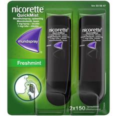 Nicorette Håndkøbsmedicin Nicorette Quickmist Freshmint 2 stk 150 doser Mundspray