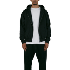 mnml Basic Zip Up Hoodie - Black