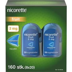 Nicorette sugtablett Nicorette Frukt 2mg 160 st Sugtablett