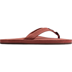 Rainbow Sandals Single Layer Premier Leather with Arch Support 1" Strap - Cognac