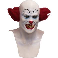 Rød Helmasker Ghoulish Productions Scary Demon Clown Adult Mask