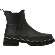 Hunter Dame Chelsea boots Hunter Refined Stitch Detail - Black