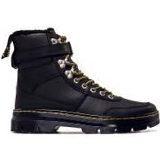 Päls Kängor & Boots Dr. Martens Combs Tech Faux Fur-Lined Utility - Black Grove