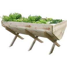 Wood Raised Garden Beds Zest Veg 75x200x80cm