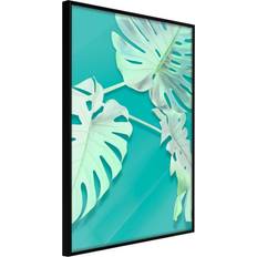 Artgeist Inramad Tavla Teal Poster