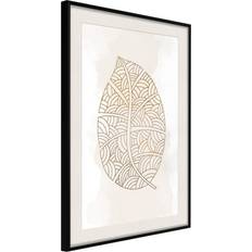 Artgeist Inramad Tavla Leaf Veins 30x45 Poster