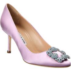 Manolo Blahnik Hangisi 70 Satin - Lilac