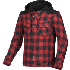 Macna Inland Motorrad Textiljacke, rot, Größe 2XL, rot, Größe