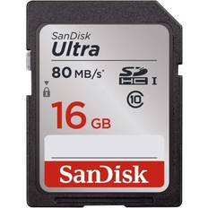 SanDisk Ultra SDHC Class 10 UHS-I 80MB/s 16GB