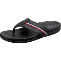 Tommy Hilfiger Sandaler Tommy Hilfiger Tåsandaler Leather Toe Post Sandal FM0FM04460 Black BDS 8720643112039 820.00