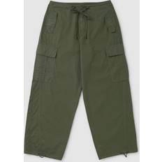 Good American Pants Good American Parachute Cotton-Twill Trousers