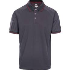 Trespass Bonington Short Sleeve Polo Shirt Grey Man