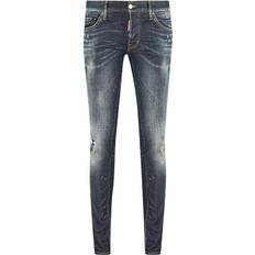 DSquared2 Broeken & Shorts DSquared2 Slim Jean Paint Splash Canadian Jeans - Blauw