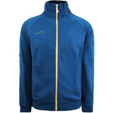 Puma Gula Tröjor Puma x ader error track top zip up long sleeve blue mens jumper 595533