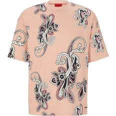 HUGO BOSS Rød T-shirts HUGO BOSS Dackenzie Coral