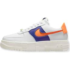 Nike Air Force 1 Low Pixel Sneakers - White/Orange/Blue