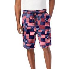 6XL Shorts Plus Women's KS Island 8" Flex Cargo Swim Trunks by KS Island in Red Blue Flag Size 2XL