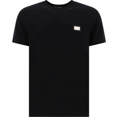 Dolce & Gabbana Mies T-paidat Dolce & Gabbana Black Bonded T-Shirt N0000 NERO IT