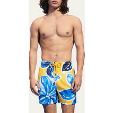 Amarillo Trajes de Baño Vilebrequin Mahina Macro Raiatea 6 Swim Trunks