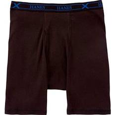 Cotton - Men Panties Hanes Men's Big & Tall X-Temp Cycling Briefs 3-Pack Big 3XL, Black