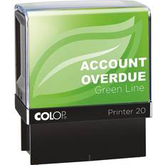 Green Line Word Stamp Account Overdue