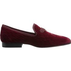 Leather Loafers Stacy Adams Valet - Burgundy