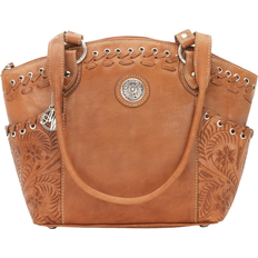 Handbags American West Harvest Moon Zip-Top Bucket Tote - Natural Tan