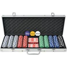 Juegos de mesa para adultos vidaXL Poker Set with 500 Chips