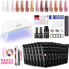 Gel nail kit Jewhiteny Poly Extension Gel Nail Kit 48-pack