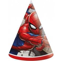 Godan Spiderman Party Hats Crime Fighter 6-pack