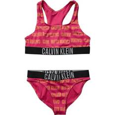 Black Bikinis Children's Clothing Calvin Klein Bralette Bikini Set - Print