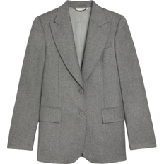 Flanell Jacketts Stella McCartney Single Breasted Blazer - Heather Grey