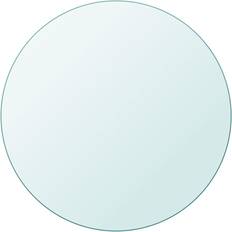 Rond Plateaux de table vidaXL Tempered Glass Plateau de table 70cm