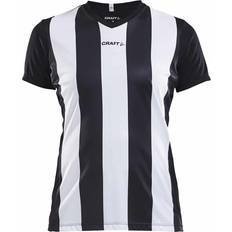 Craft T-shirts Craft Progress Stripe Jersey W - Black/Pink/Black