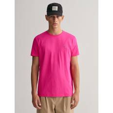 Gant Pink T-shirts Gant Men's Mens Original T-Shirt Pink