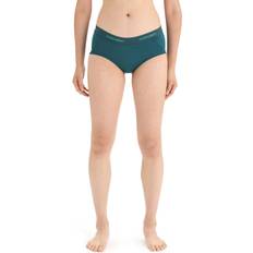 Laine mérinos Culottes Icebreaker Shorty Sprite Hot Femme - Green Glory