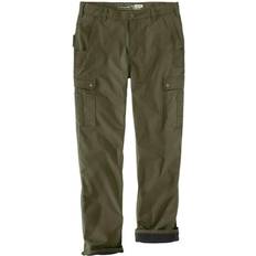 Carhartt Cargo Fleece Lined Work Pantaloni - Verde Dimensione