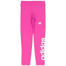 Adidas Rosa Byxor adidas Kid's Essentials Linear Logo Cotton Tights - Selufu/White (IC3581)