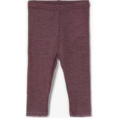 Lana Pantaloni Name It Wool Needle Legging Grey Unisex