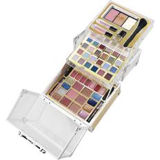 Transparent Eyeshadows Zmile Cosmetics Vegan Makeup Vanity Acrylic Case - 64pc