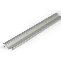 Topmet Elartikler Topmet DIOFLEX Alu profil GROOVE10 BC/UX indbyg 2m 24x7mm