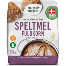 Speltmel Valsemøllen Speltmel Fuldkorn 1kg 1000g