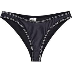 Calvin Klein Bikinier Calvin Klein High Leg Cheeky Bikini Black, Female, Tøj, Badetøj, Svømning, Sort