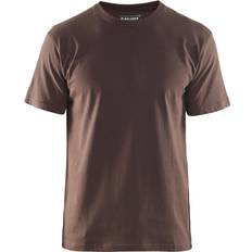 Mies - Ruskea T-paidat Blåkläder 35251042 T-SHIRT, Braun, grootte